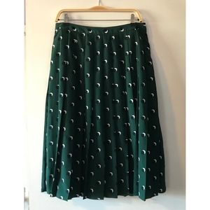 Boden forest green lunar eclipse skirt
